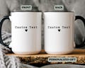Custom coffee mug, Personalized cups with Text and Photo, Personalized Mug, Custom Design Mug Customizable Text Mug with Your Words Gift Cup