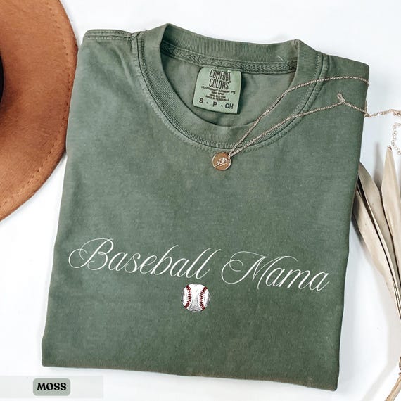 Comfort Colors Baseball Mama T-Shirt: Game Day Tee