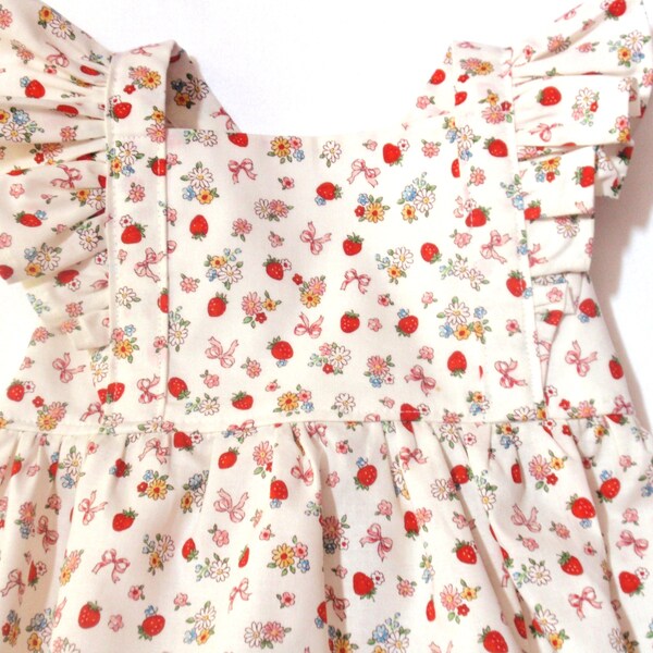 Mandy Strawberry Romper