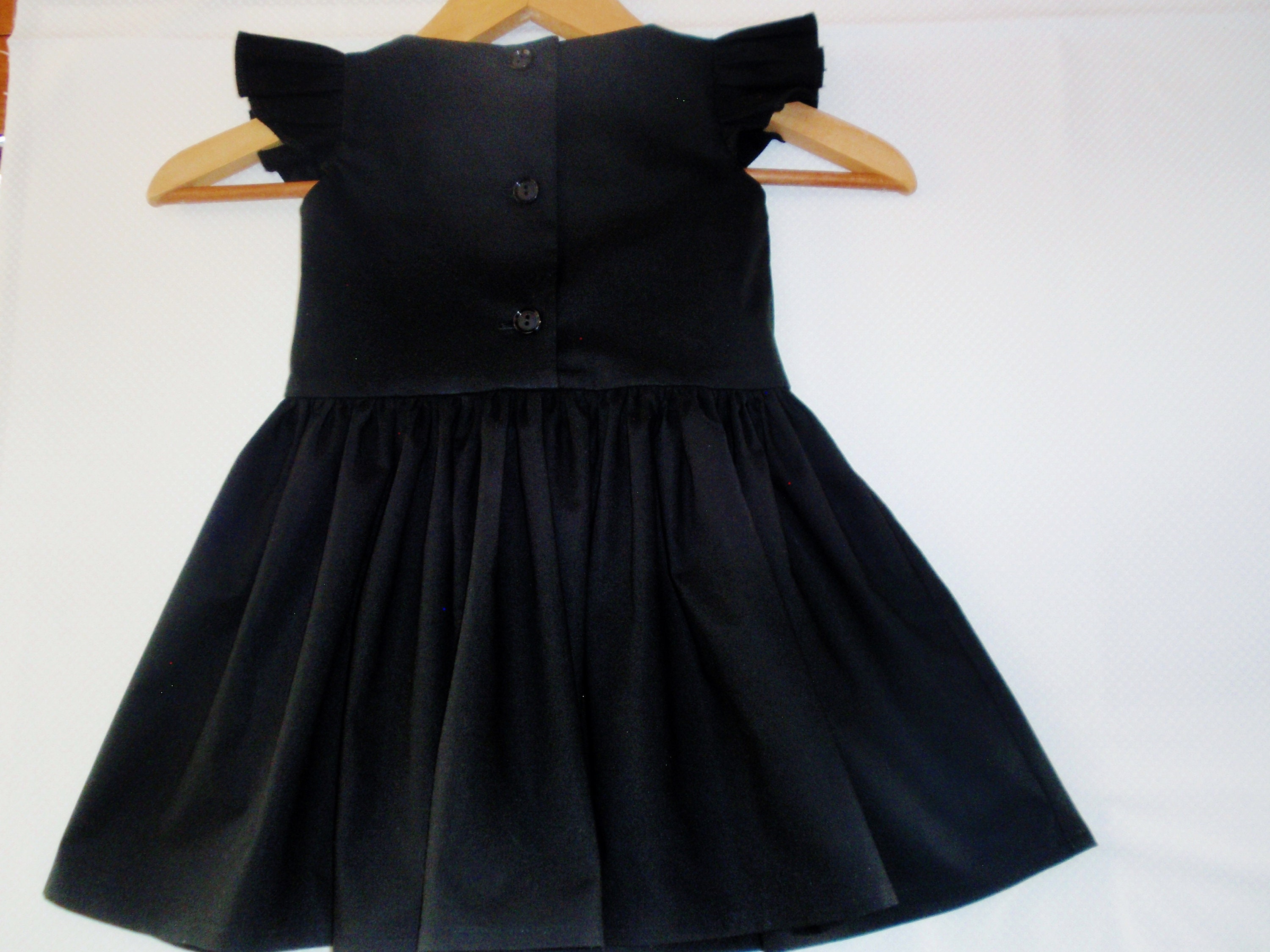 Baby Girl Black Dress Infant Toddler Black dress black Etsy