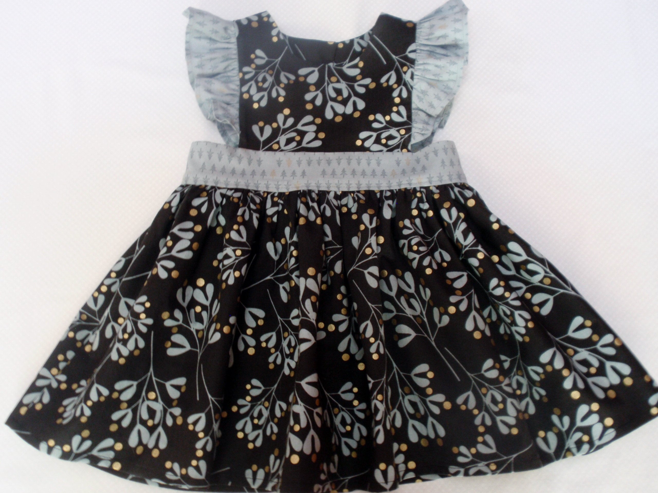 christmas pinafore dress
