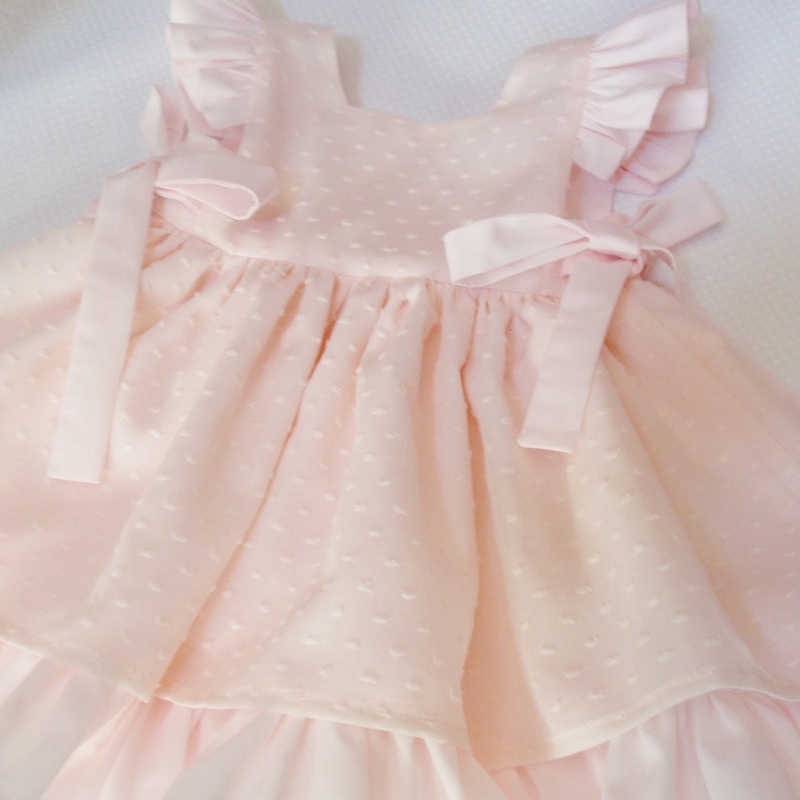 Lullaby Set Margaret Dress, Spring Pink Swiss Dot main image 1