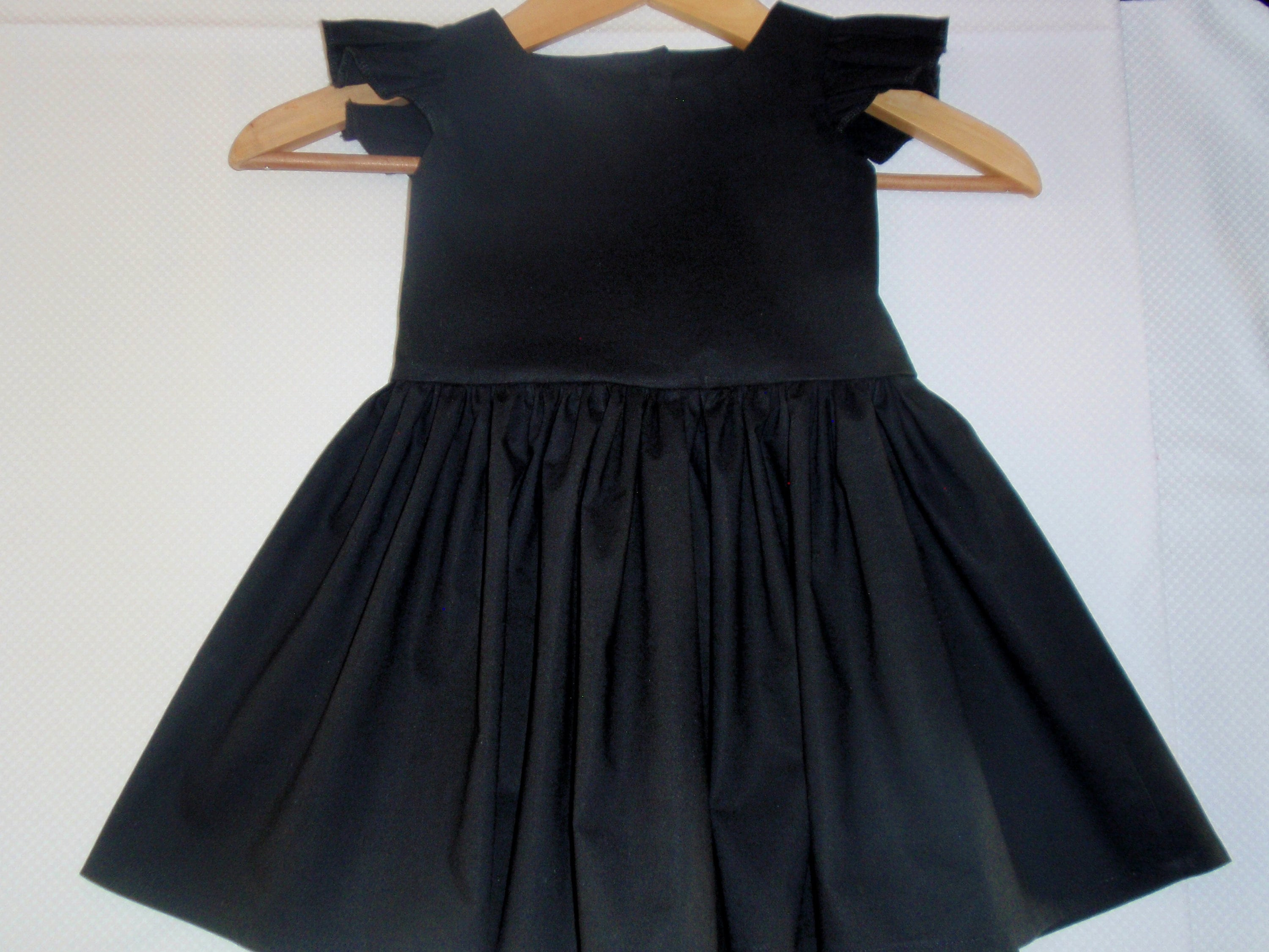 Baby Girl Black Dress Infant Toddler Black dress black Etsy