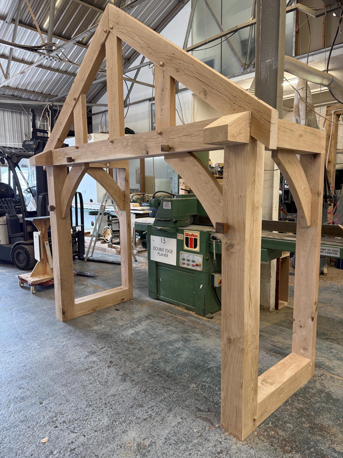 Solid Green Oak Porch | Handcrafted Timber Frame Kit | UK Joinery - Etsy UK