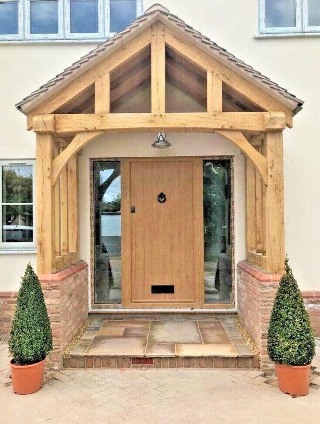 Handmade Green Oak Timber Frame Porch Kit - 'the Broadway' - Etsy UK