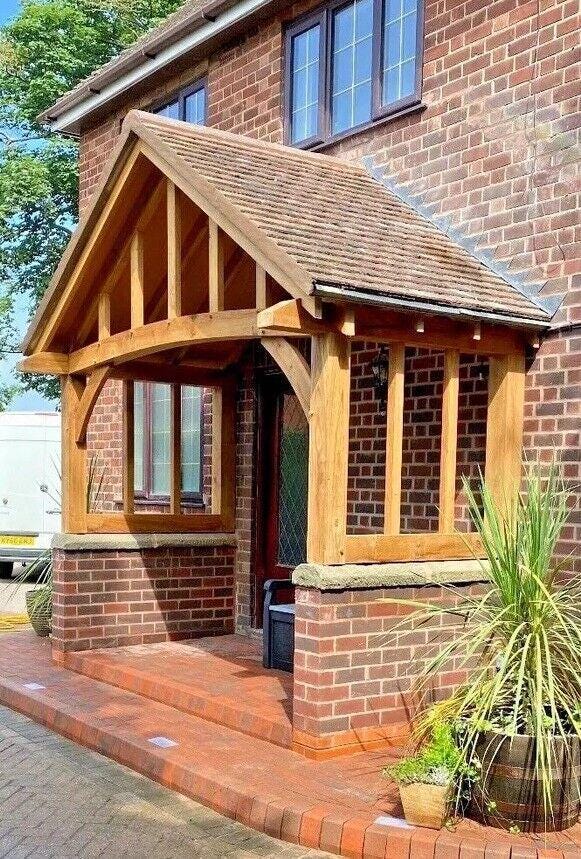 Handmade Oak Porch - 'the Stroud' Model - 900mm Depth - Etsy UK