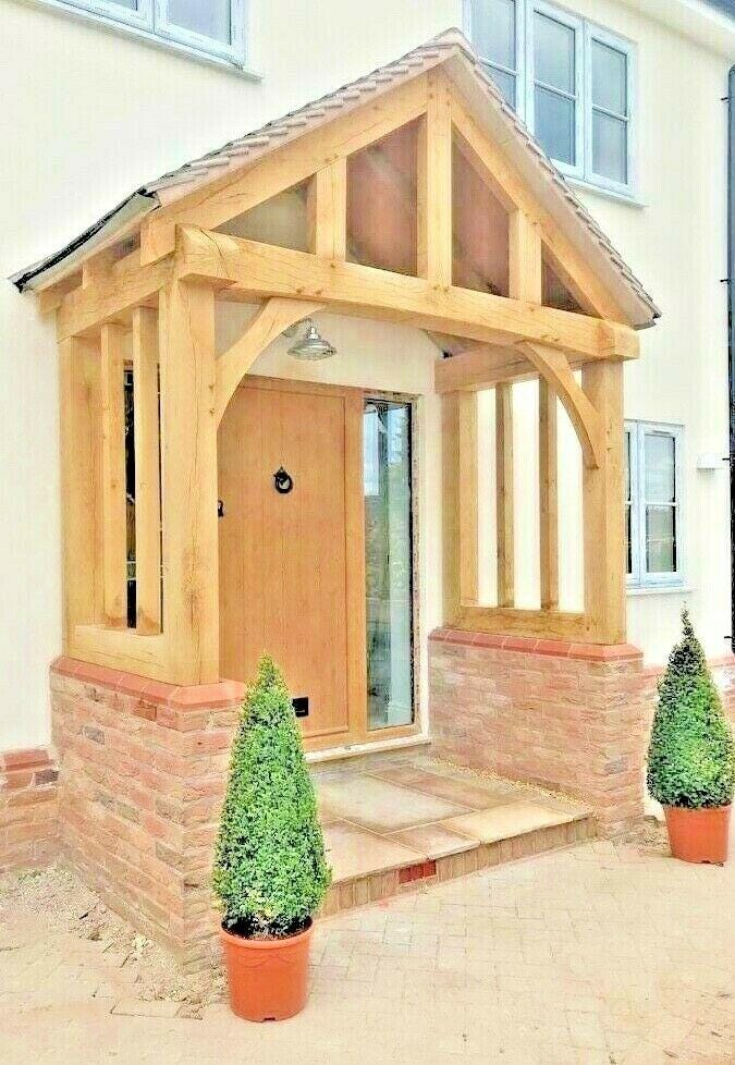 Handmade Green Oak Timber Frame Porch Kit - 'the Broadway' - Etsy UK