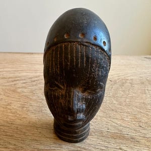Benin Bronze Head – African Art Collectible
