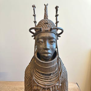 Benin Bronze Figure - African Art Collectible