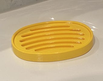 Soap dish oval 2-parts robust small/large 3D print file STL Download