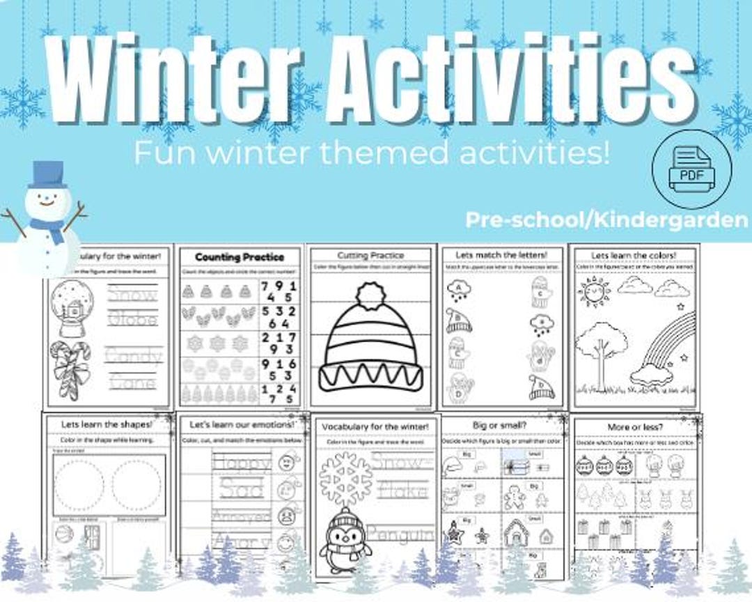 A Collection of 30+ Fun, Educational, and Engaging Winter-themed ...