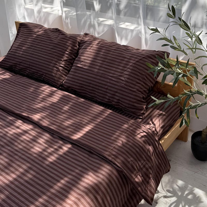 Full Sheets Striped Etsy