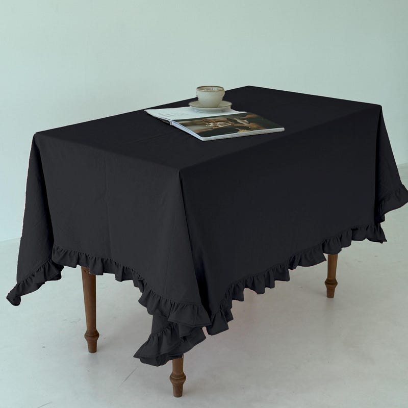 Table Ruffles Ruffle Table Cloth - Etsy