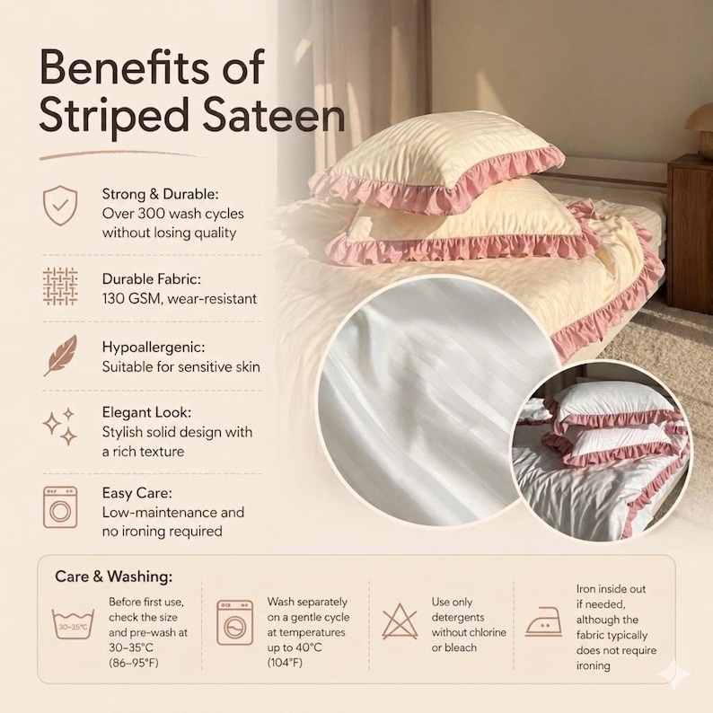 Benefits of Stripped Sateen