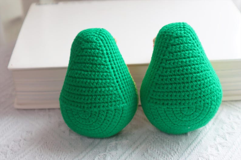 Virkmönster för Alla hjärtans dag, Virkmönster för avokado, kapybara och amigurumi bild 5