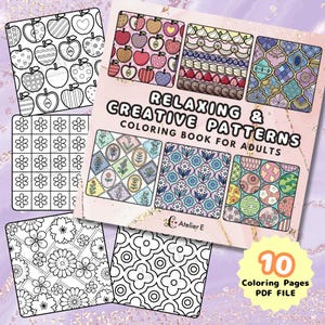 Relaxing & Creative Patterns – Mini Set (10 Pages)
