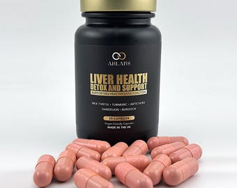 Liver Health - Detox & Support Capsules • High-Strength • ABLABS • Made in UK • Vegan Capsules
