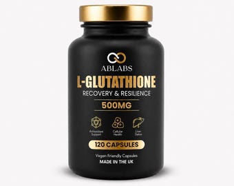 el antioxidante glutathione Cápsulas veganas ABLABS L-Glutatión 500 mg • Recuperación y resiliencia • Apoyo • Fabricado en Reino Unido Size:1oz Glass The Role of Glutathione SM-Toners & Pads