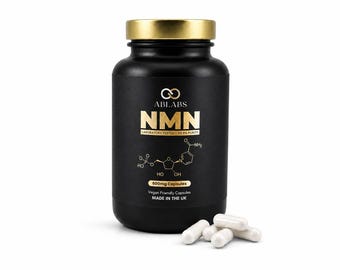 NMN Supplement - Nicotinamide Mononucleotide 600mg Capsules • Vegan, Non-GMO • ABLABS • Lab tested, United Kingdom Supply.