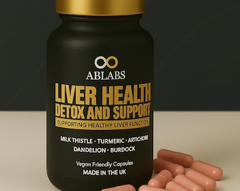 Liver Health - Detox & Support Capsules • High-Strength • ABLABS • Made in UK • Vegan Capsules