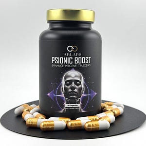 Potenciador psiónico • Fórmula personalizada de Ablabs • Mejora, percibe y trasciende • Hecho en el Reino Unido • Cápsulas veganas