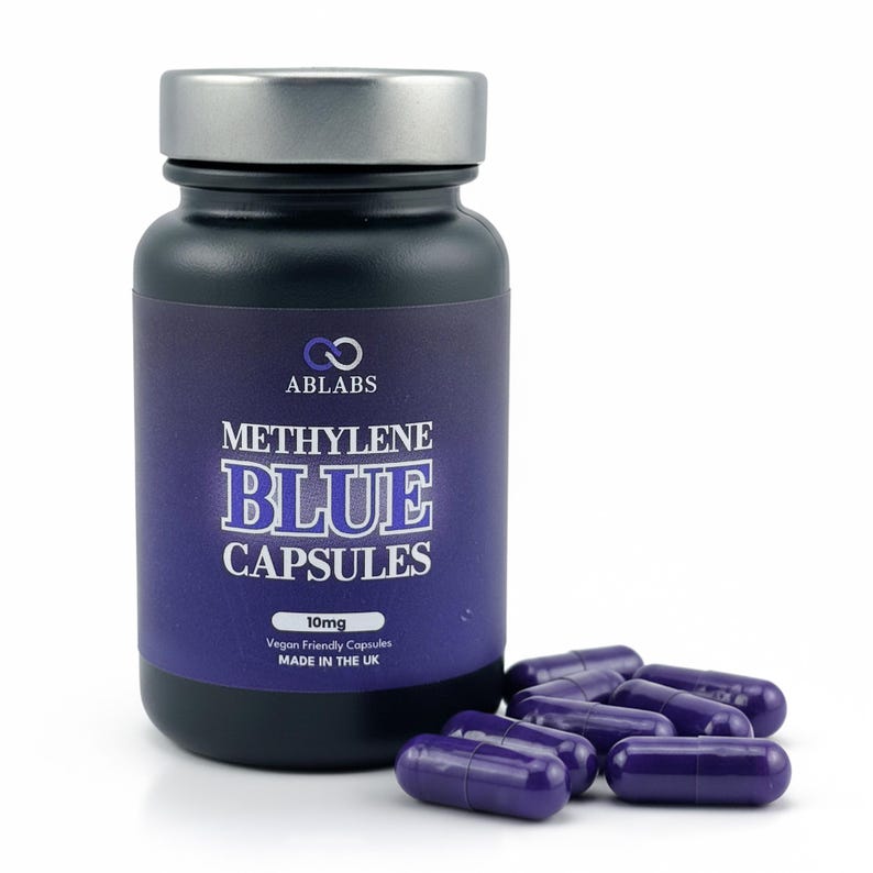 Methylene Blue 10mg Capsules • ABLABS Ultra High Purity • USP Grade ...