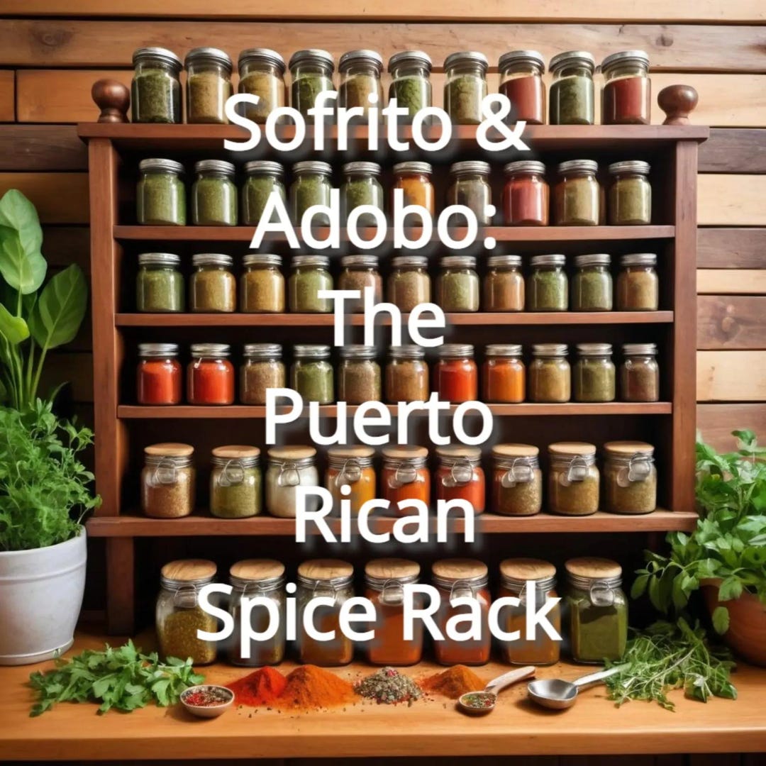Sofrito & Adobo the Puerto Rican Spice Rack Etsy