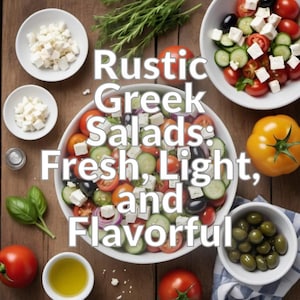 Rustic Greek Salads: Fresh, Light, and Flavorful