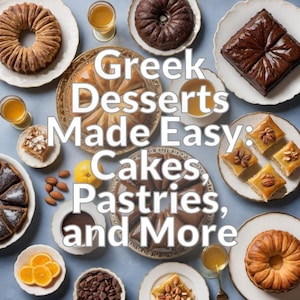 Greek Desserts Made Easy: Cakes, Pastries, and More