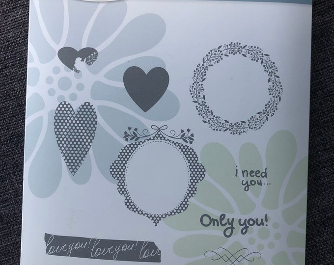 Love - only you - I need you - rubber cling stamps - diy craft supplies - invitations, cards, scrapbooking