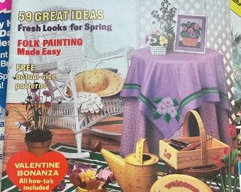 Vintage 80's Crafts Magazines – Set of 3 DIY Treasures for Arts & Crafts Enthusiasts
