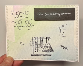 There’s chemistry between us - love card