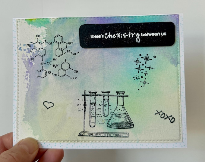 There’s chemistry between us - love card