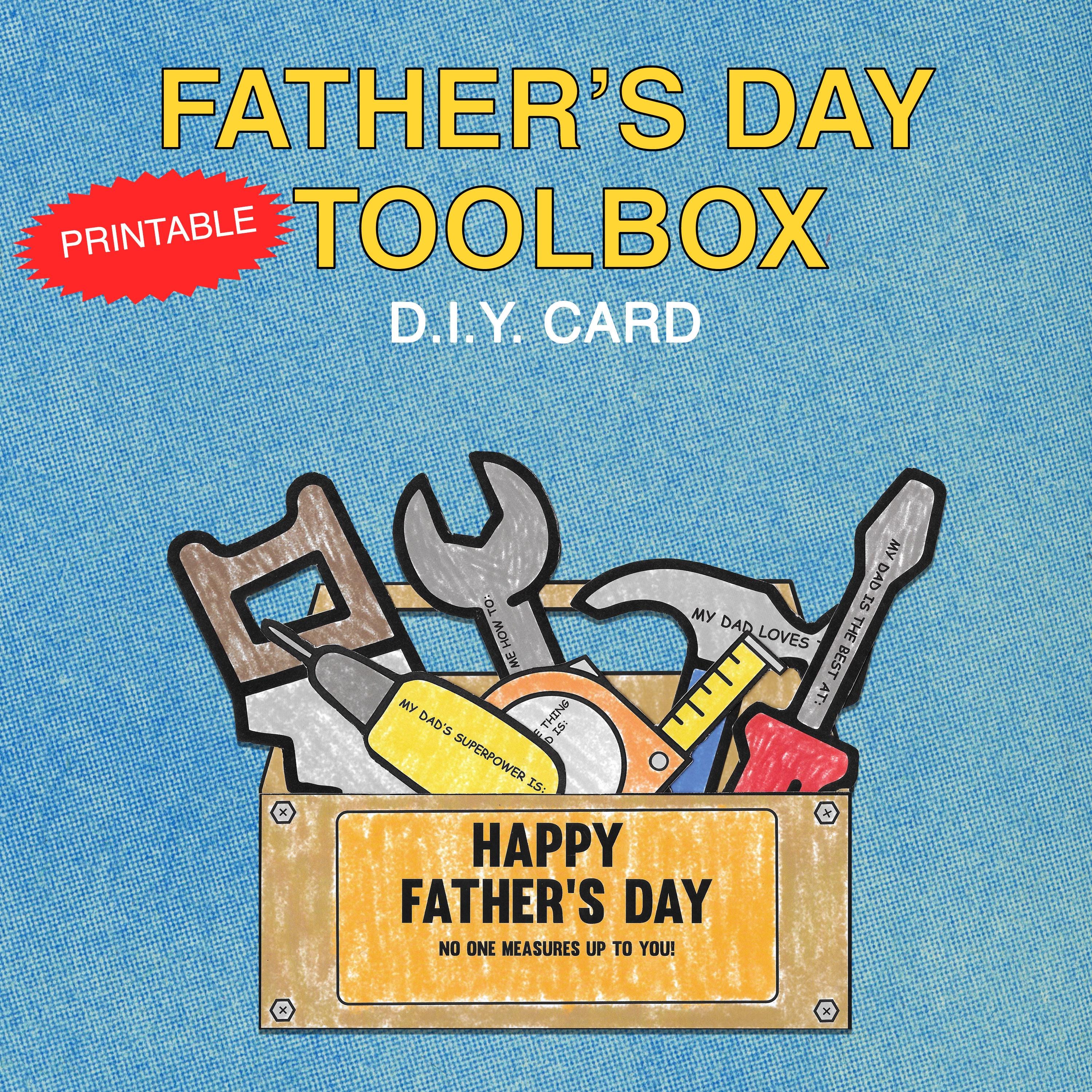 Fathers Day Toolbox Craft