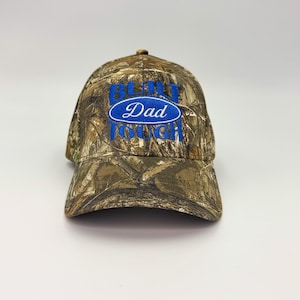 Built Dad Tough Camo Dad Hat, Gift for Dad, Father&#39;s Day Gift, camouflage Dad Hat