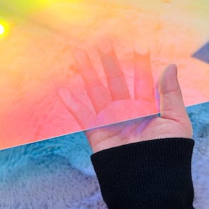 Transparent Iridescent Cast Acrylic Sheets | 12" x 19"