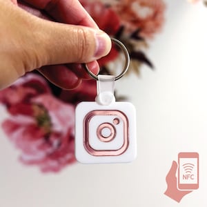 NFC Instagram keychain
