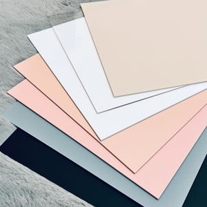 Cast Acrylic Sheets | 12&quot; x 19&quot; | Matte side 1 & Glossy side 2