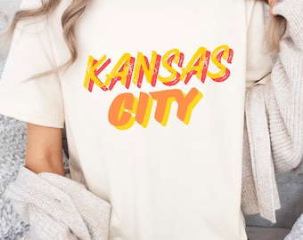 Retro Kansas City Football Shirt: Women's Fan Tee