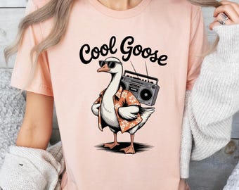 Cool Goose Tshirt, Silly Goose Shirt, Cool Goose-Unisex Shirt, Meme Shirt, Funny Shirt, Teenagers Hoodie, Funny Goose Outfit,Goose Lover Tee