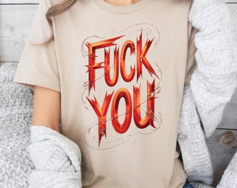 Sarcastic Middle Finger Graphic Tee - Attitude Shirt