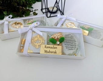 Samt Mini Koran | Perle Tasbeeh Dekoriert Box Geschenkset | Eid Geschenk | Hochzeit Gastgeschenke Babypartybevorzugung | Abschluss Favor | Muslimischen Gunst