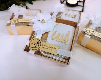 Samt Mini Koran | Perle Tasbeeh Dekoriert Box Geschenkset | Eid Geschenk | Hochzeit Gastgeschenke Babypartybevorzugung | Abschluss Favor | Muslimischen Gunst