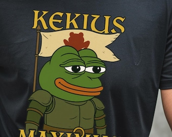 Kekius Maximus Pepe Meme Unisex T-Shirt - Elon Crypto Meme Tee - Funny Alt Internet Humor Gift, Hoodies and Sweatshirts