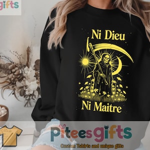 Ni Dieu Ni Maitre, No Gods No Master T-Shirt, Leftist Protest Shirt, Anarchist T-shirt, Anti Trump Shirt