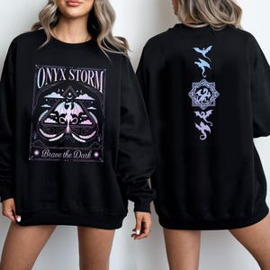 Onyx Storm Brave The Dark Gildan T-Shirt, Fourth Wing Series T Shirt For Fan, Violet Sorrengail Dragon Rider, Gift For Book Lover