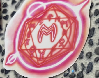 Scarlet Witch Runes transparent sticker