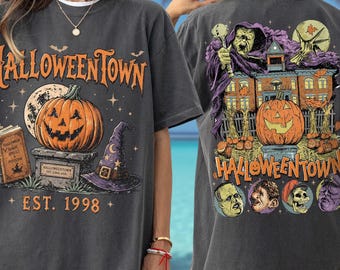 Halloweentown Est 1988 Shirt, Vintage Halloween Hoodie, Spooky Gothic Sweatshirt, Witchy Cottagecore Tee, Fall Gift