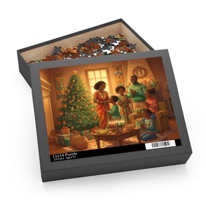 Kwanzaa Family Jigsaw Puzzle, Unity and Culture Gift