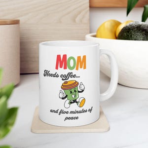 Taza cerámica divertida / Funny Ceramic Mug – Regalo para amigos, amantes del café, cumpleaños u oficina / Office Humor Gift